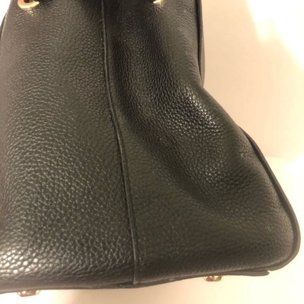 COACH swagger carryall black pebbled leather tote - Picture 4 of 16